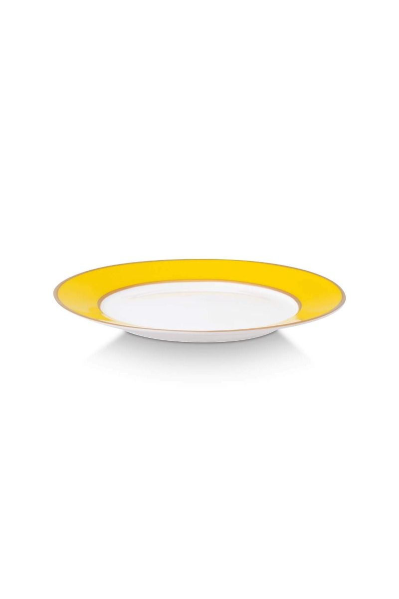 Pip Chique Assiette à Dessert Jaune 17cm