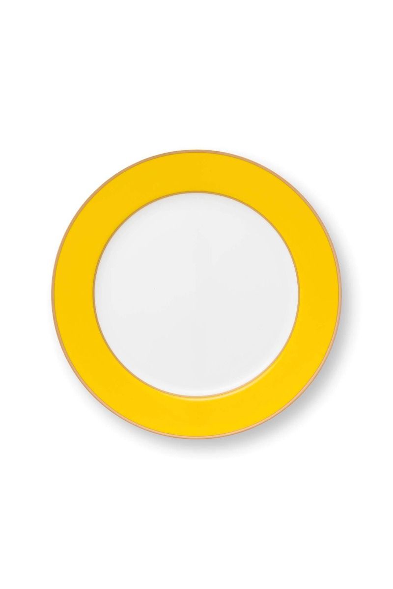 Pip Chique Assiette à petit Déjeuner Jaune 23cm