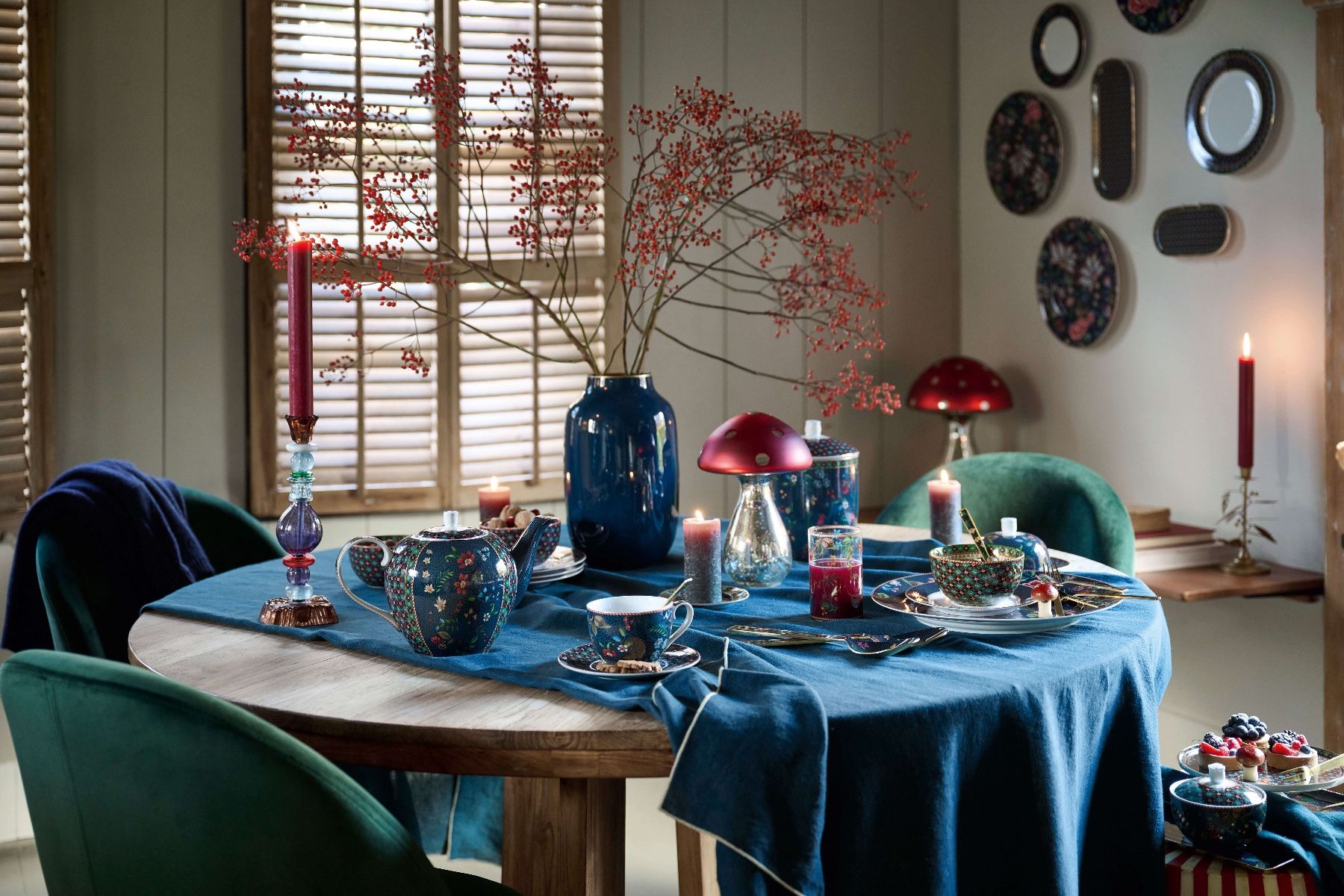 Assiette à Petit Four Clover Vert 12cm