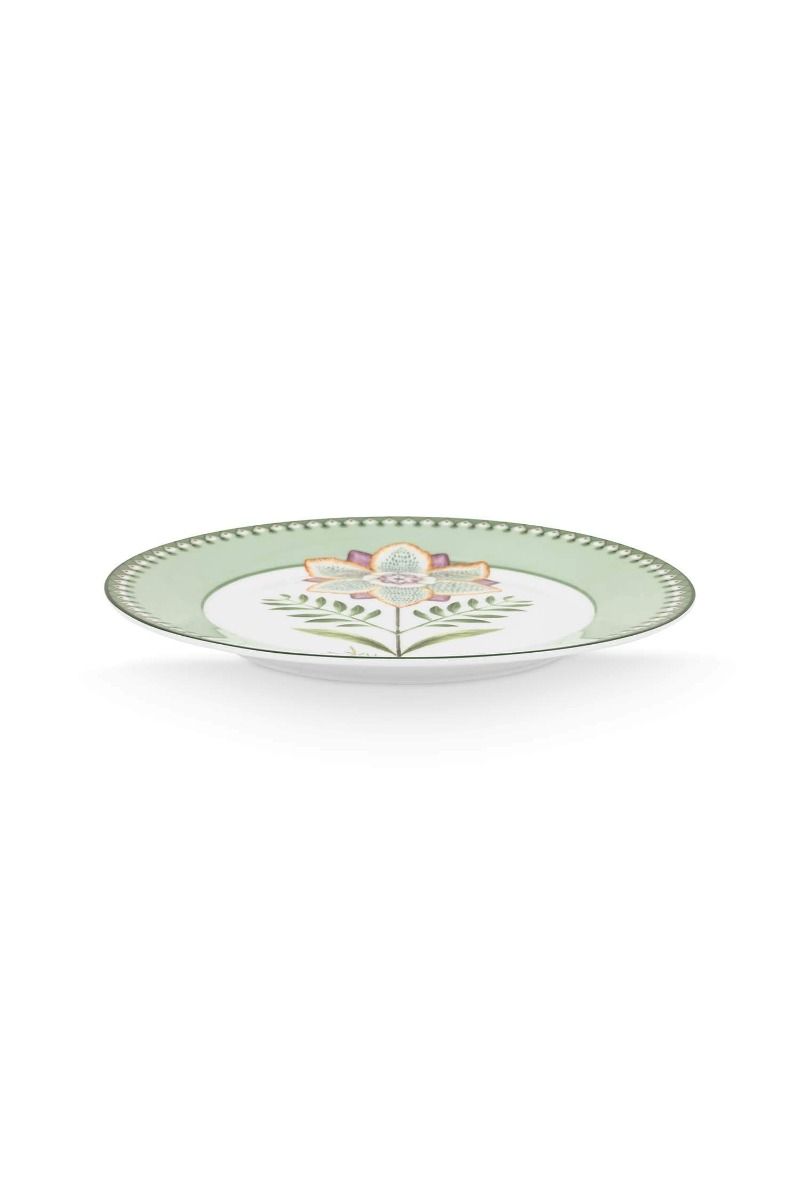 Breakfast Plate Lily&Lotus Light Green 21cm