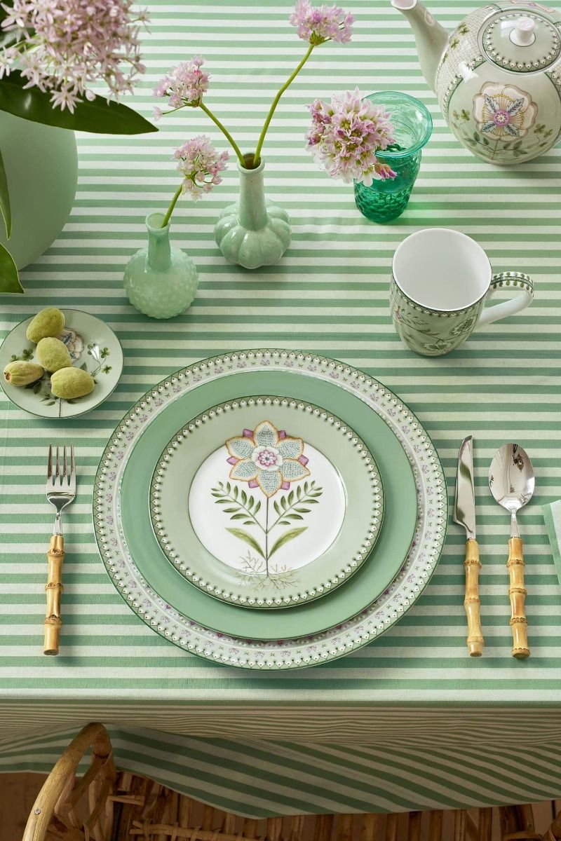 Breakfast Plate Lily&Lotus Light Green 21cm