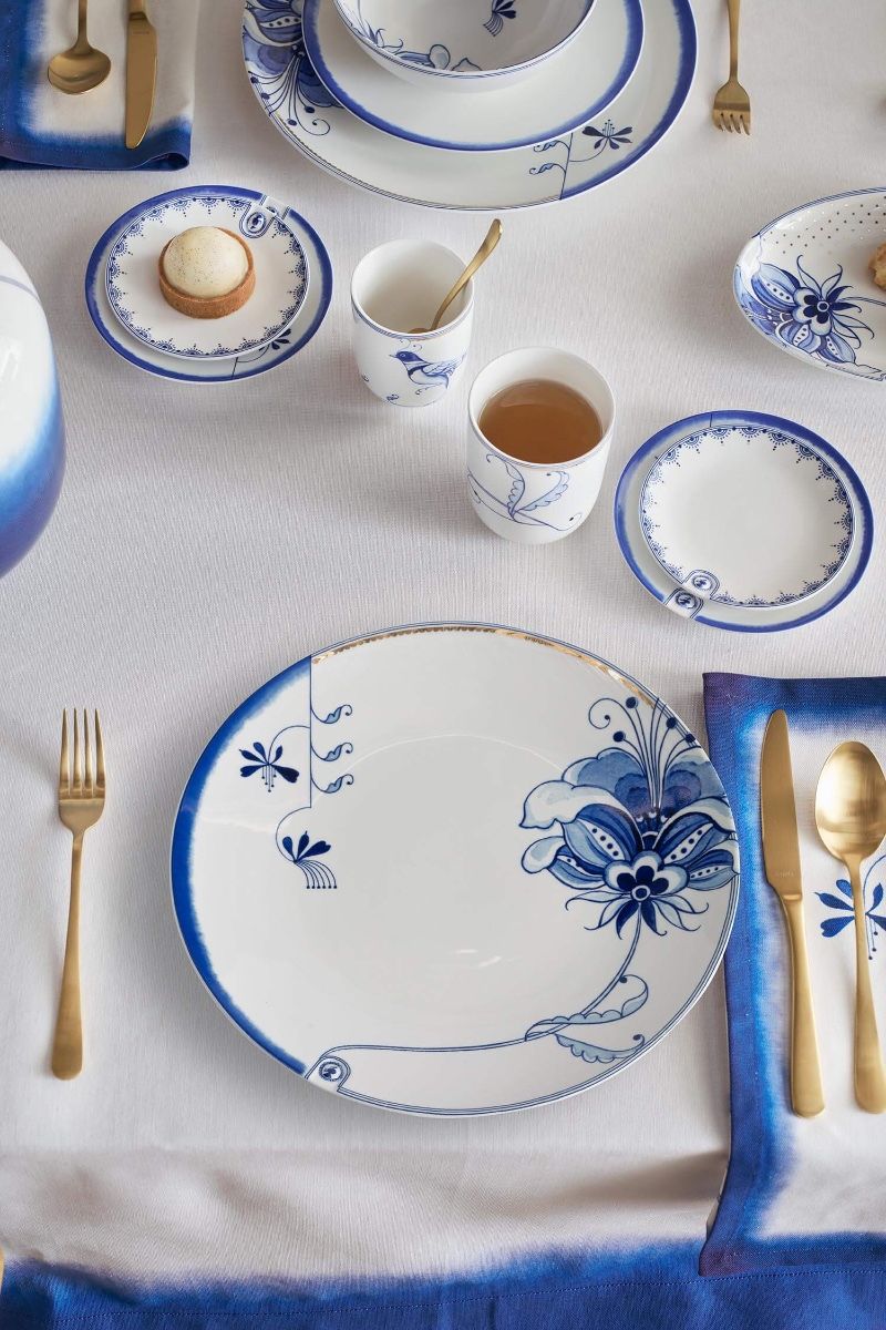 Dinerbord Pip & The Blue Bird Wit 30cm