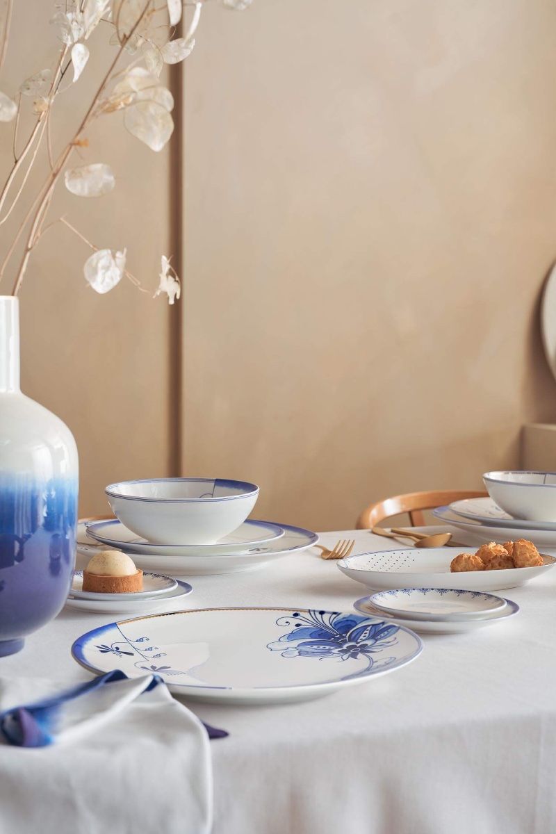 Dinerbord Pip & The Blue Bird Wit 30cm