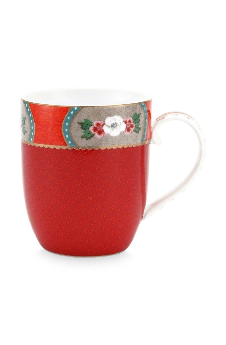 Blushing Birds Mug Small Red