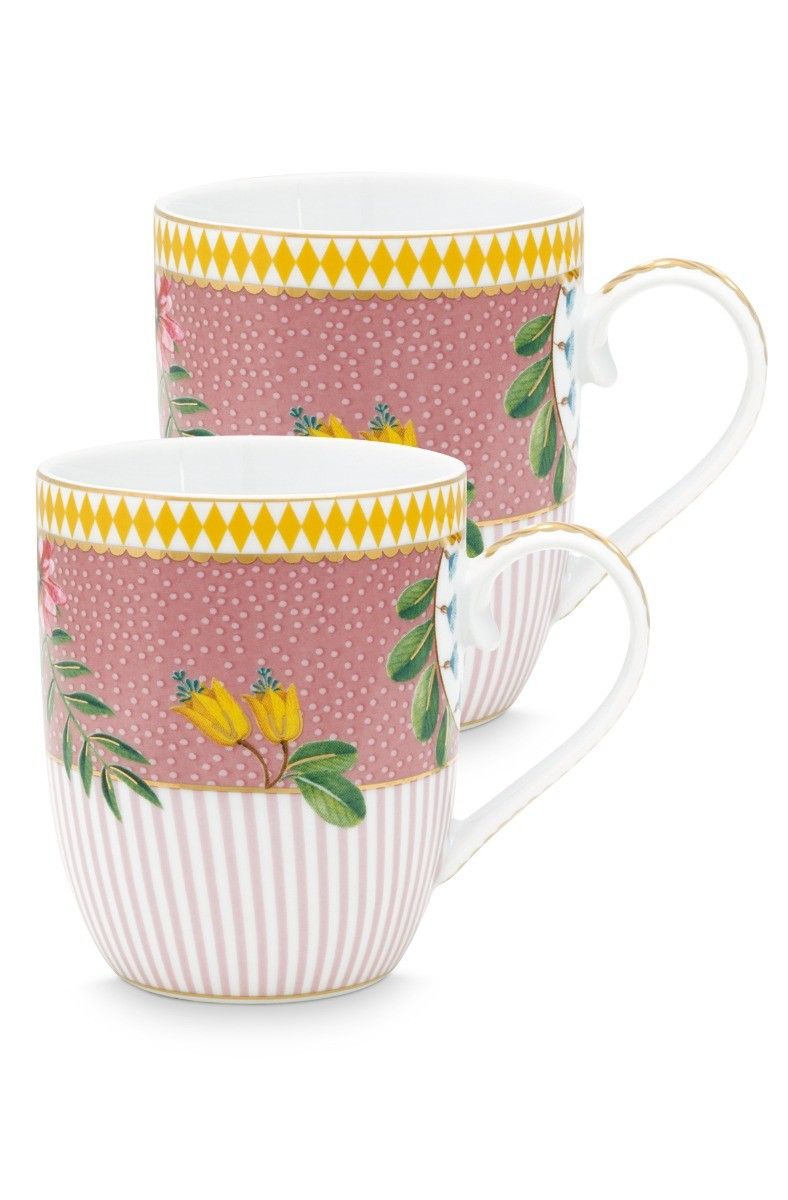 La Majorelle Set/2 Mugs Small Pink