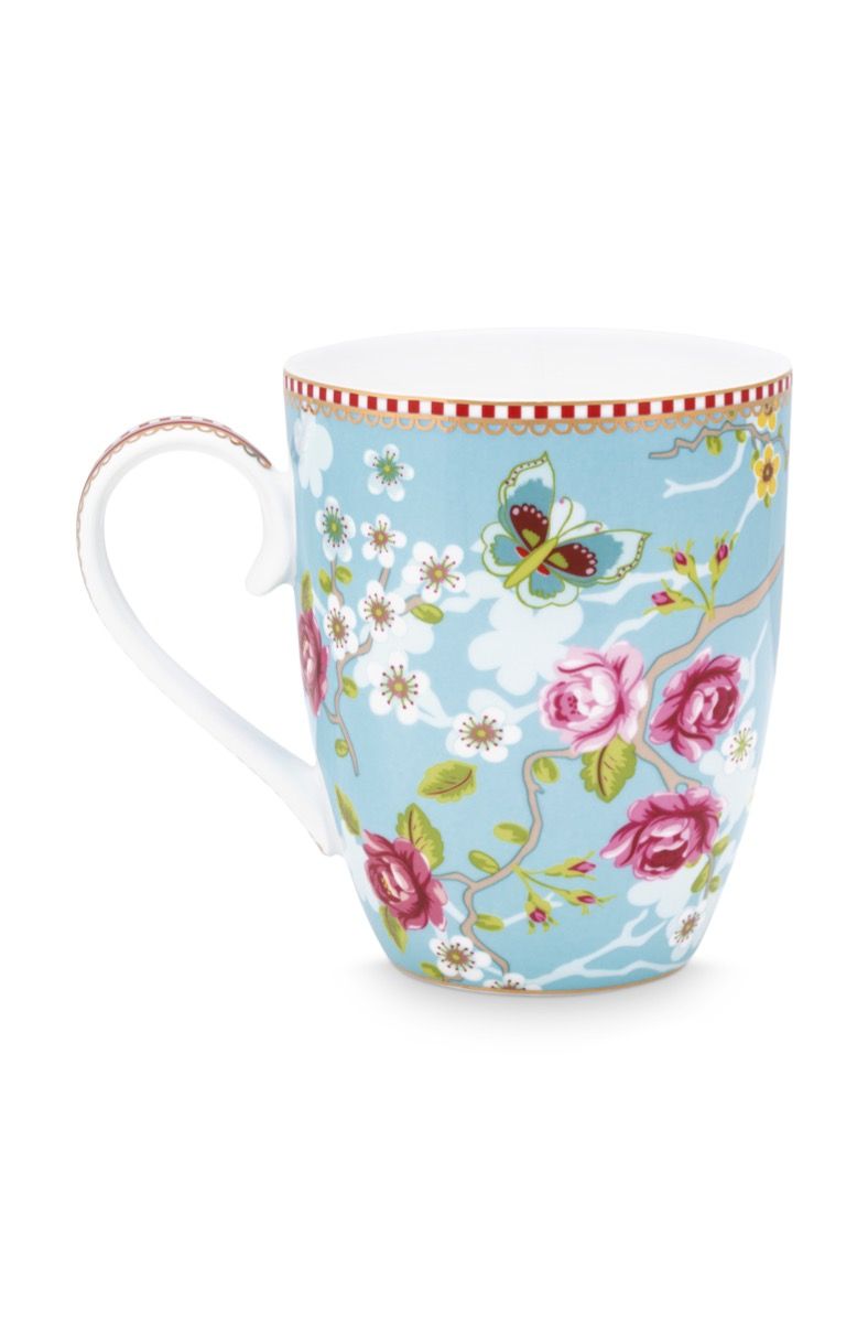 Early Bird Tasse Gross Chinese Rose Blau