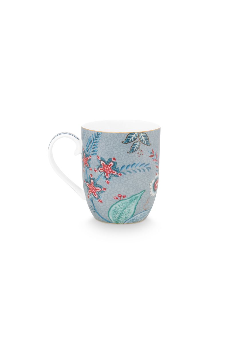 Flower Festival Tasse Klein Hellblau