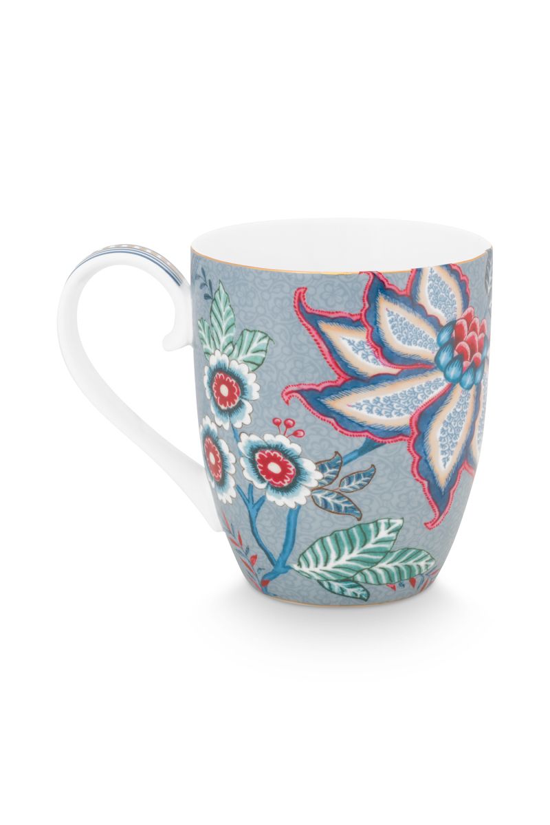 Flower Festival Mug XL Light Blue