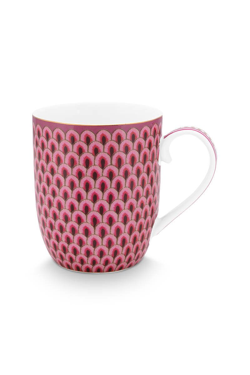 Flower Festival Mug Small Red/Dark Pink