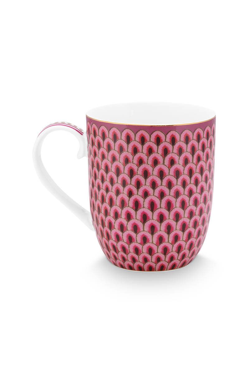 Flower Festival Mug Small Red/Dark Pink