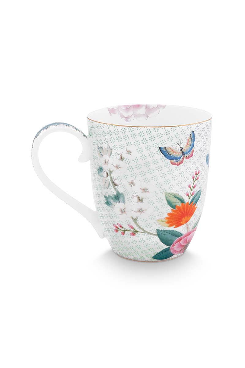 Blushing Birds Tasse XL Weiß