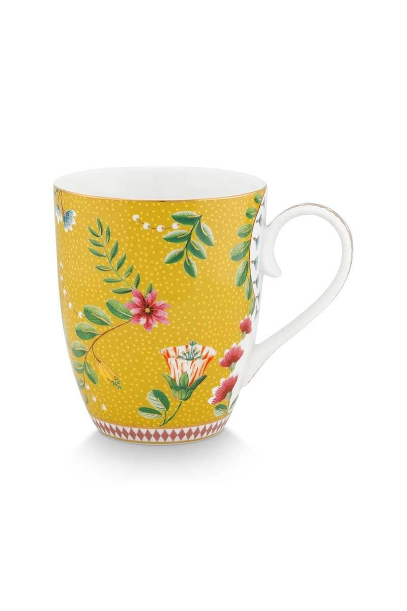 La Majorelle Lot de 2 Tasses à Café Grand Format Jaune