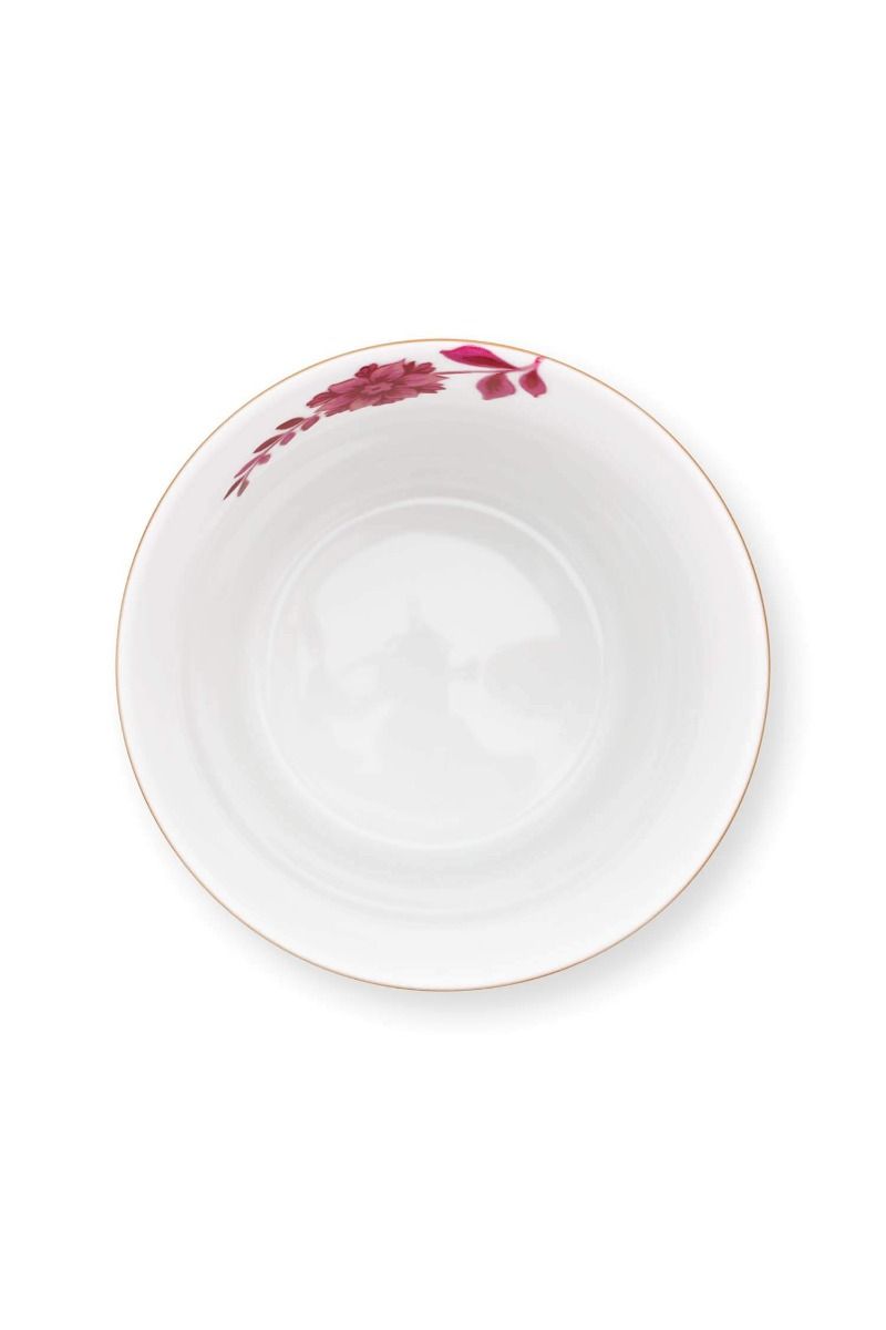 Tasse de Petite Taille Points & Conseil de Thé Royal Stripes Rose Foncé