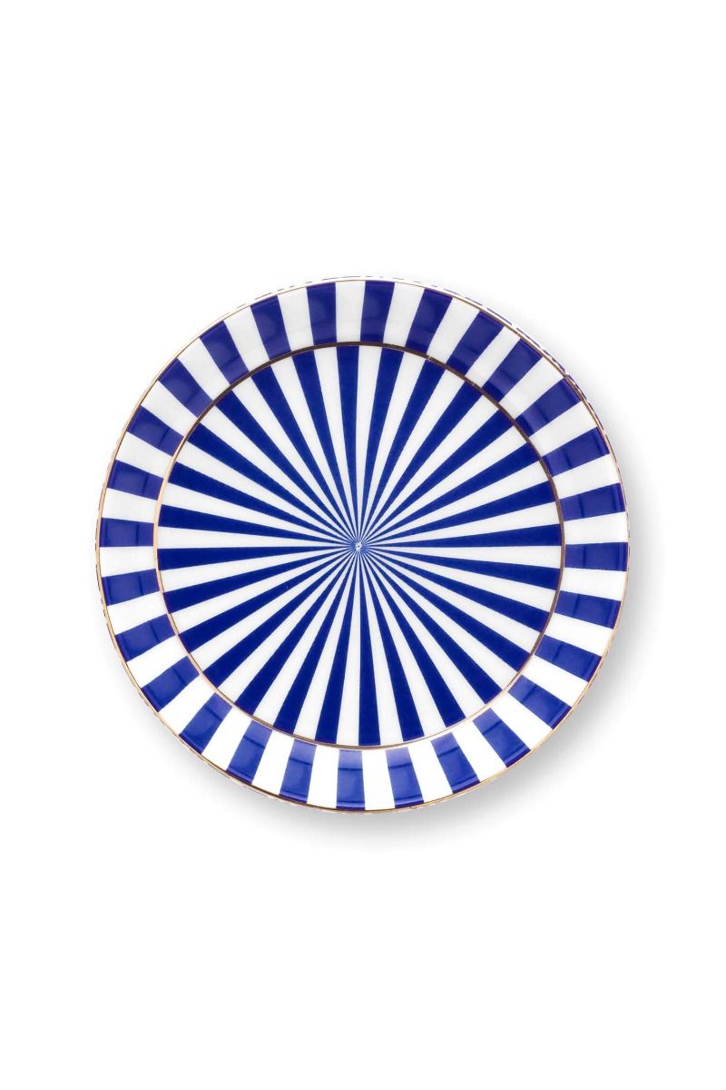 Tasse de Petite Taille & Conseil de Thé Royal Stripes Bleu