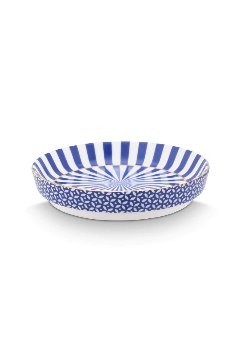 Royal Stripes Mok Tegels & Theetip Blauw