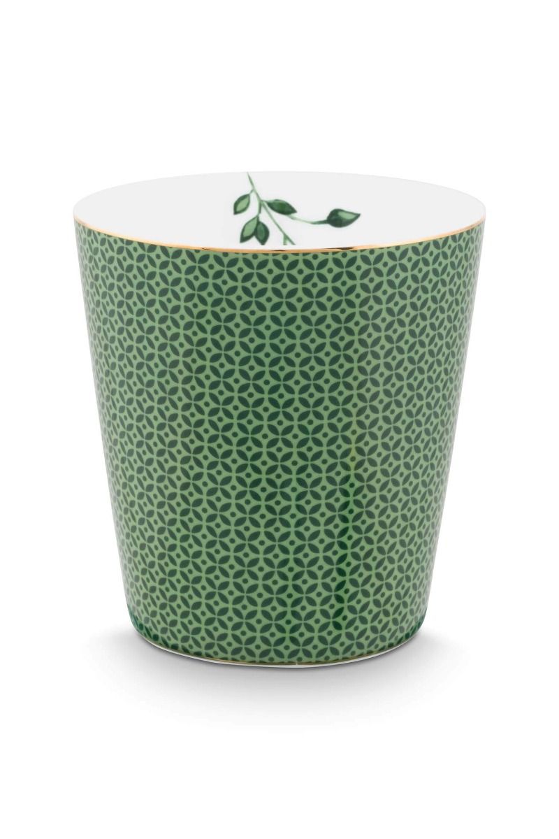 Royal Stripes Mug Tiles & Tea Tip Green