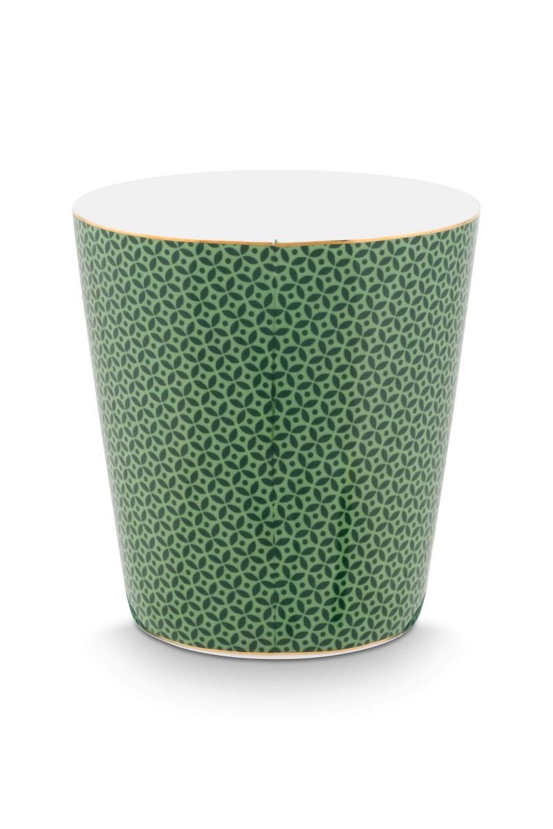 Royal Stripes Mug Tiles & Tea Tip Green