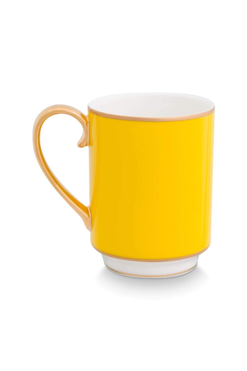 Pip Chique Tasse de Grande Taille Jaune 350ml