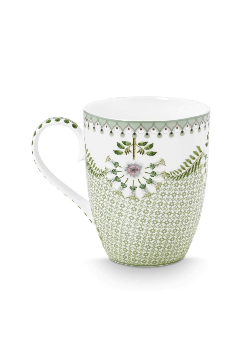 Tasse Gross Lily&Lotus Fliesen Hellgrün