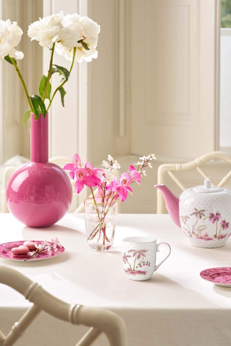 Tasse Klein Jolie Punkte Gold Rosa