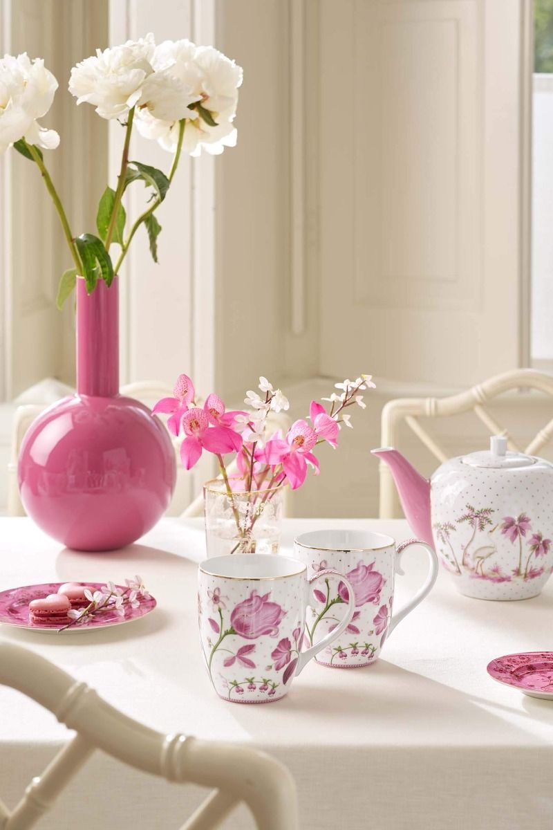 Set/2 Tassen XL Jolie Tulpe Rosa