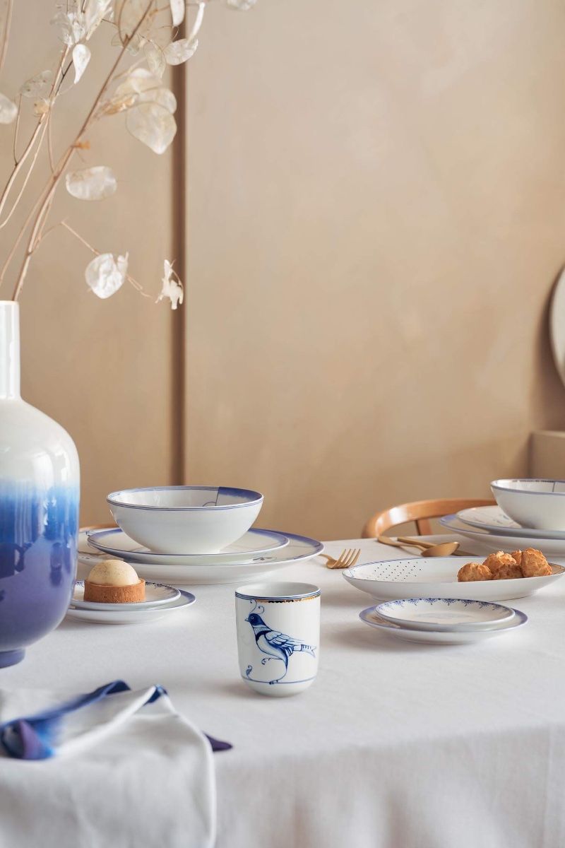Tasse Pip & The Blue Bird Weiß 250ml