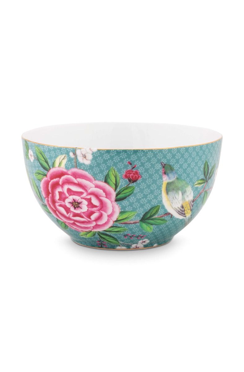 Blushing Birds Frühstück Set/3 Blau
