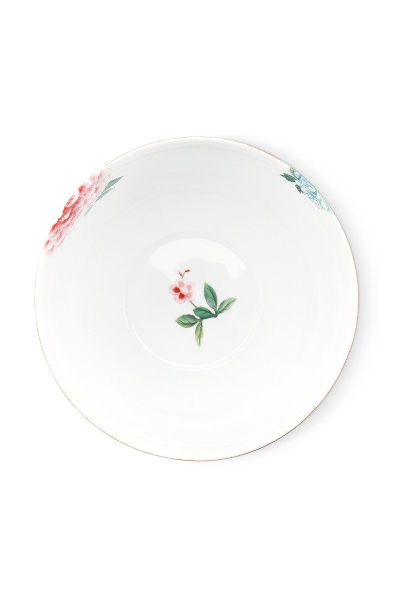 Blushing Birds Grote Kom Rood 23 cm