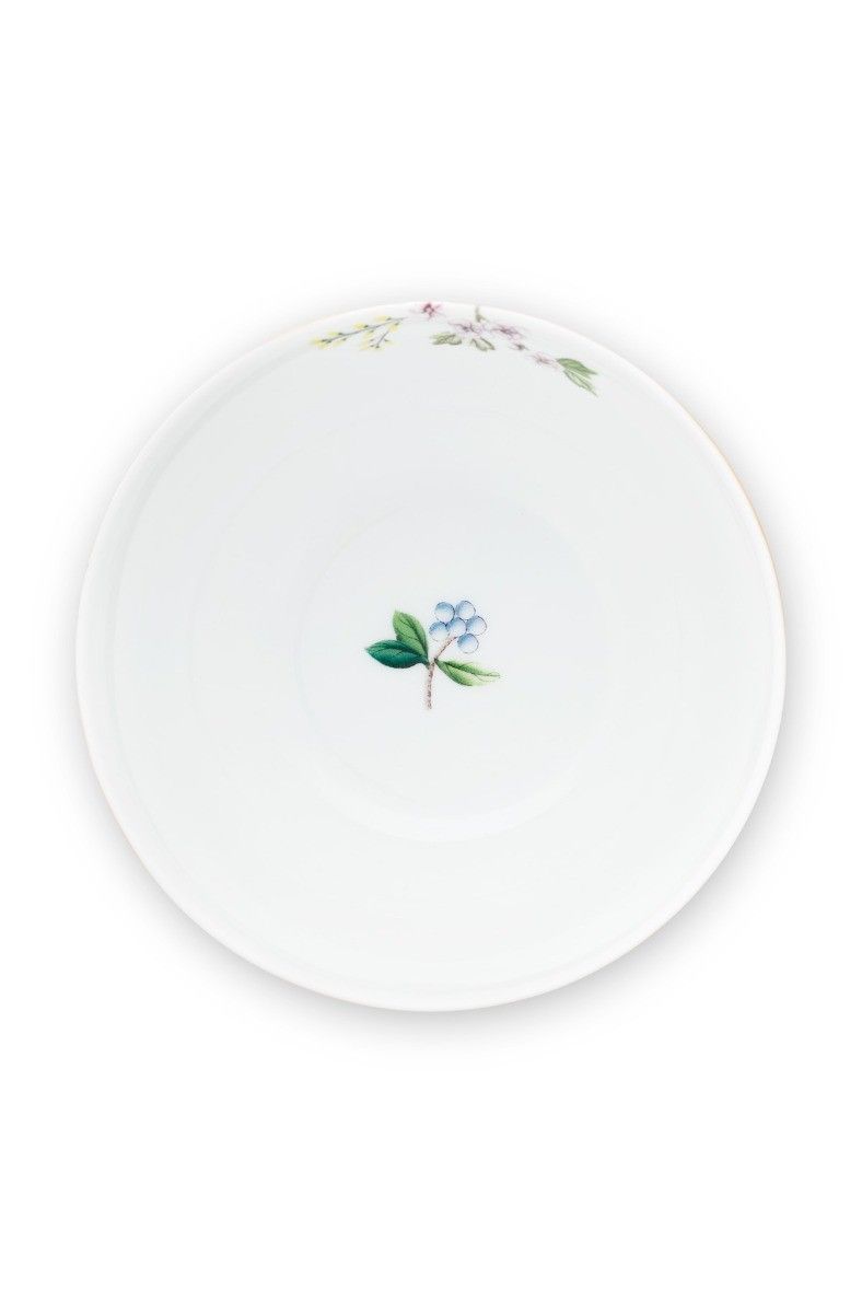 Blushing Birds Kom Geel 15 cm