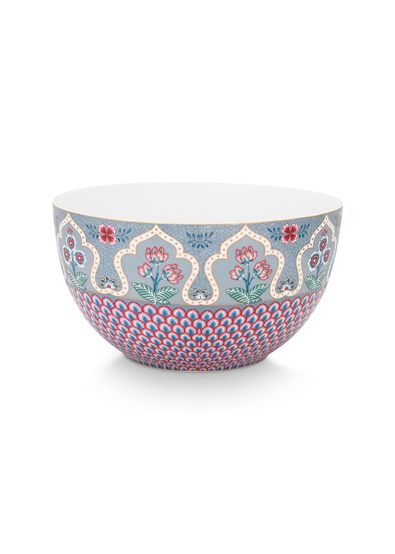 Flower Festival Bowl Light Blue 18 cm