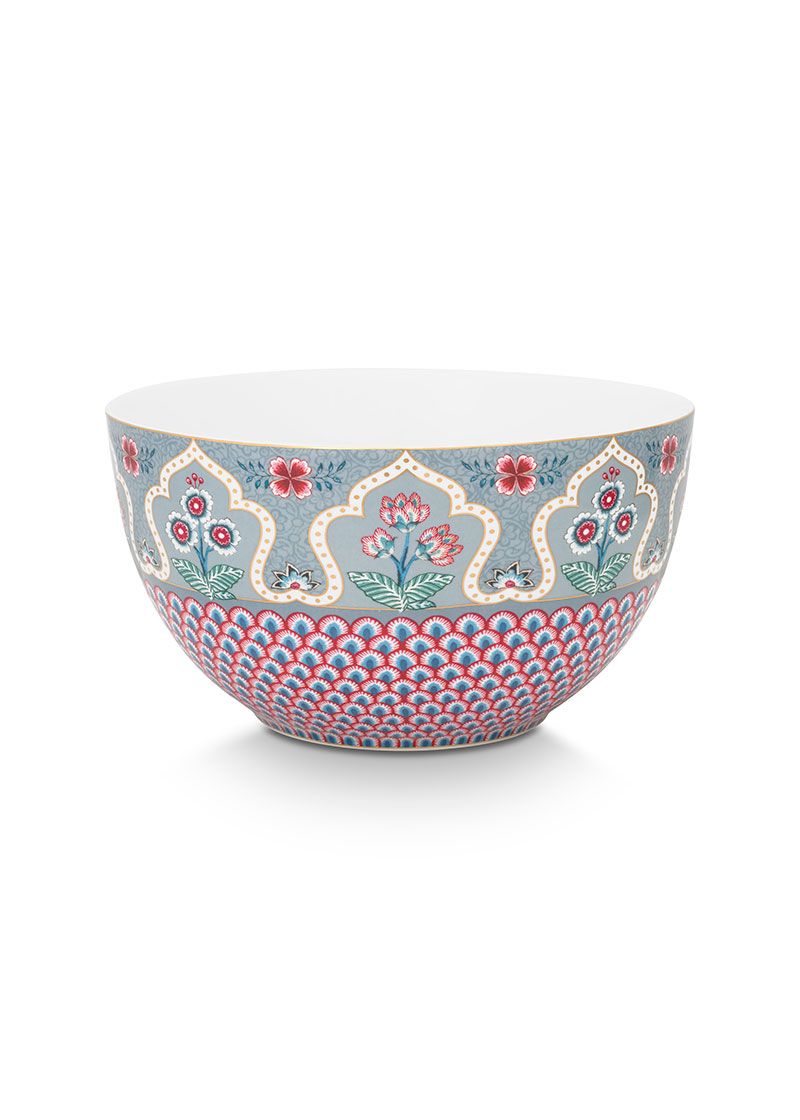 Flower Festival Bowl Light Blue 18 cm