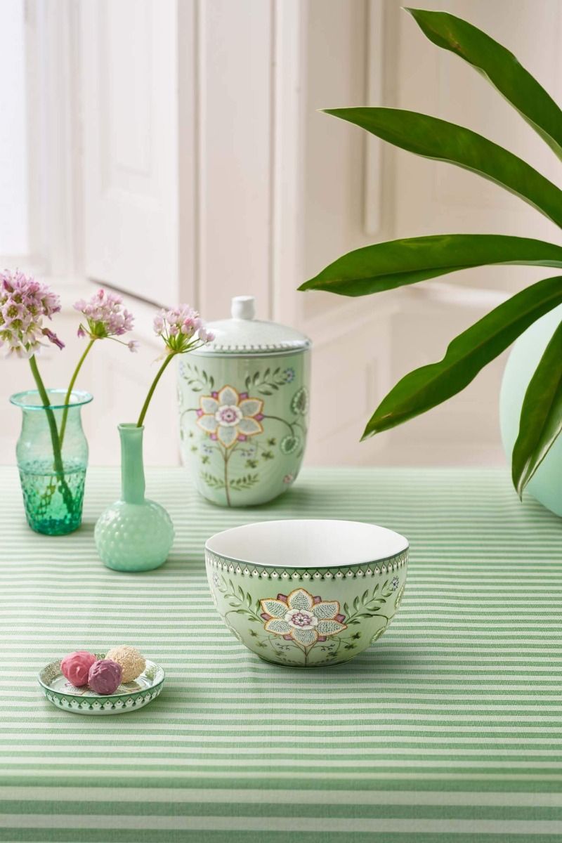 Bowl Lily&Lotus Light Green 18cm