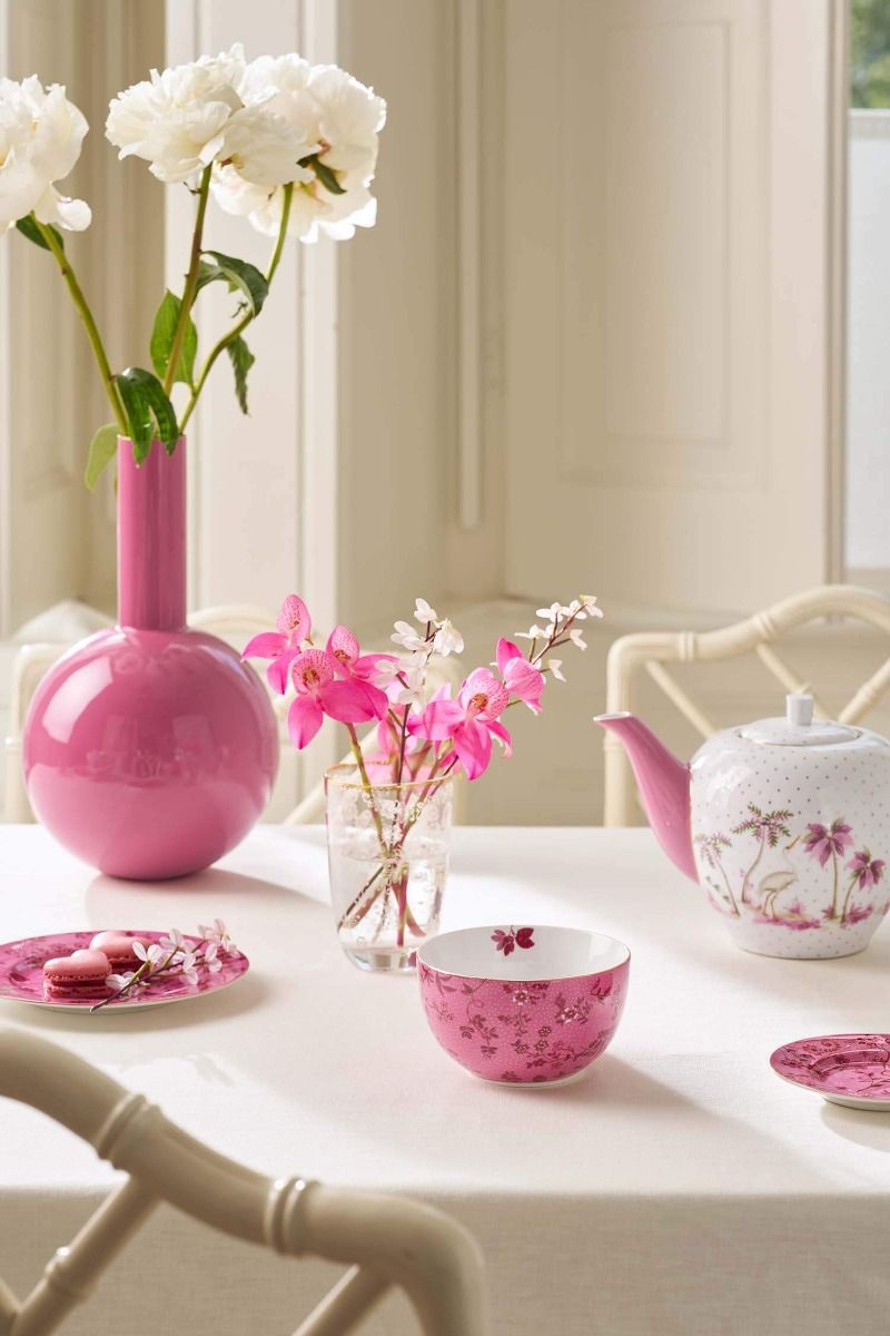 Schale Jolie Blumen Rosa 12cm