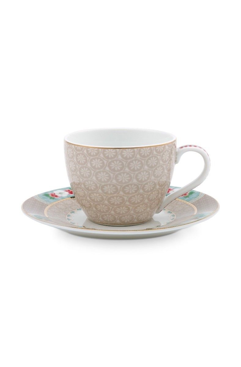 Blushing Birds Espresso Tasse & Untertasse Khaki