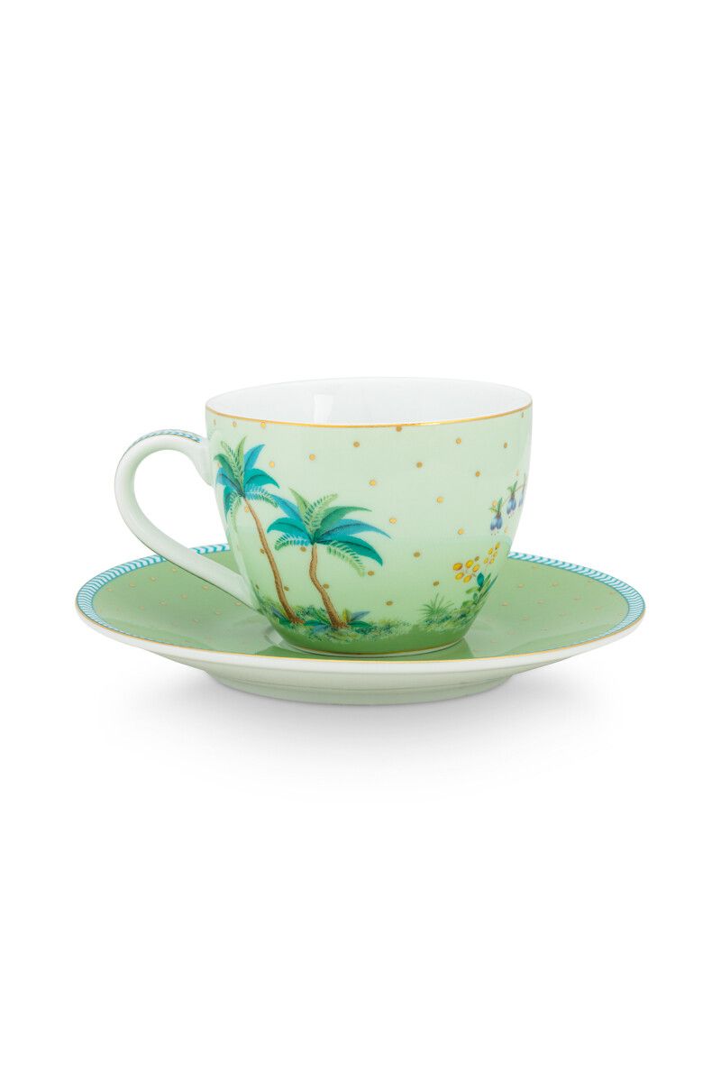 Jolie Espresso Tasse & Undertasse Grün
