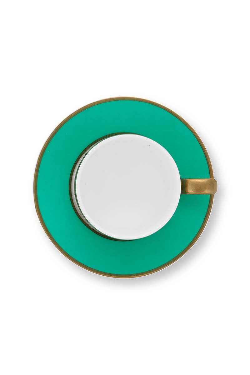 Pip Chique Espresso Cup & Saucer Green