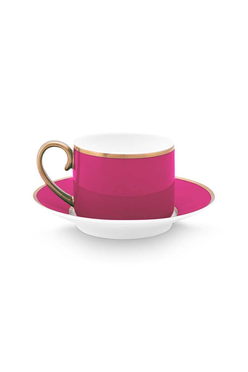 Pip Chique Espresso Tasse & Untertasse Rosa