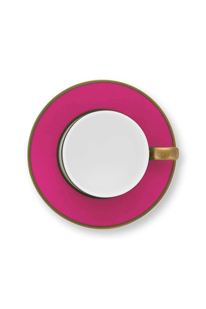 Pip Chique Espresso Kop & Schotel Roze