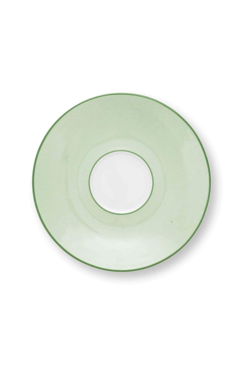 Tasse et Soucoupe à Expresso Lily&Lotus Moon Delight Vert Clair