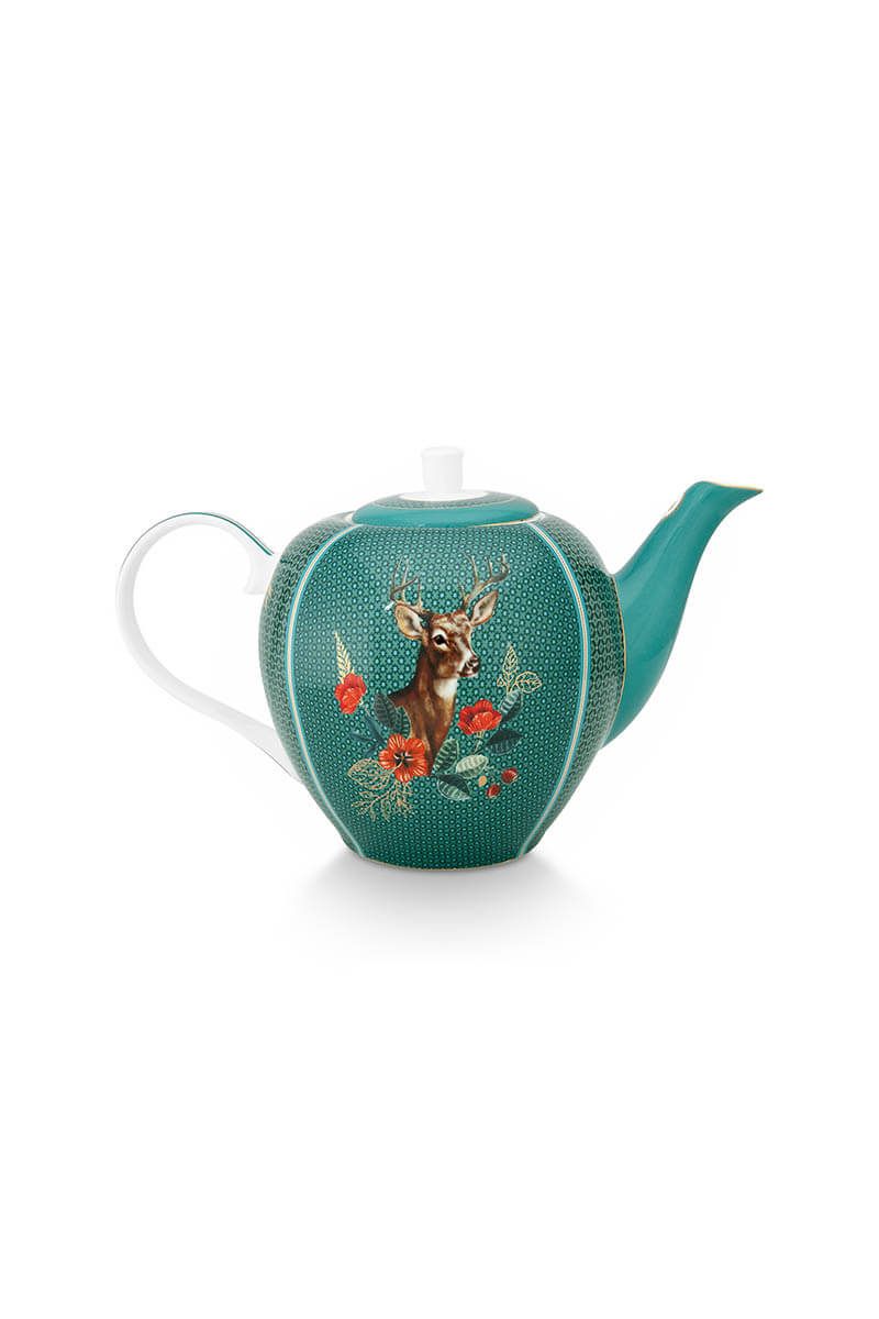 Winter Wonderland Theepot Groot Groen