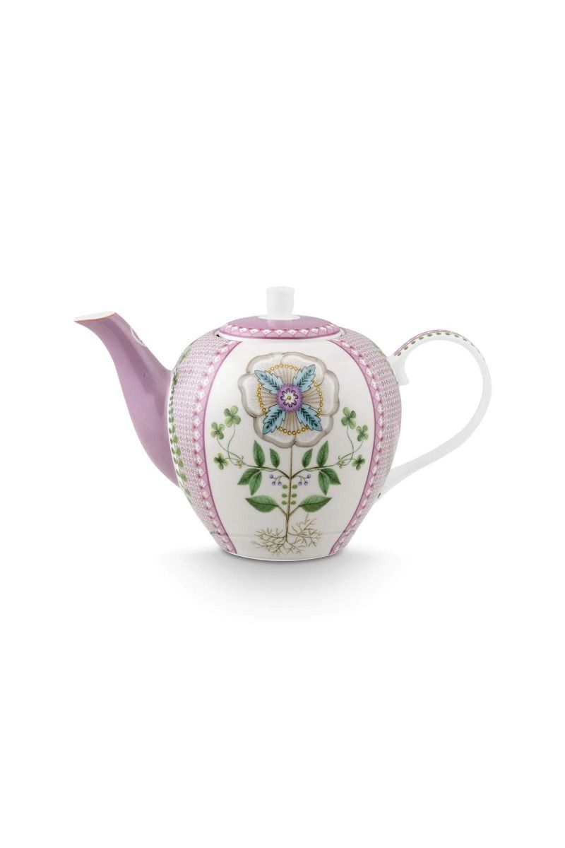 Lily & Lotus Tea Pot Large Lilac