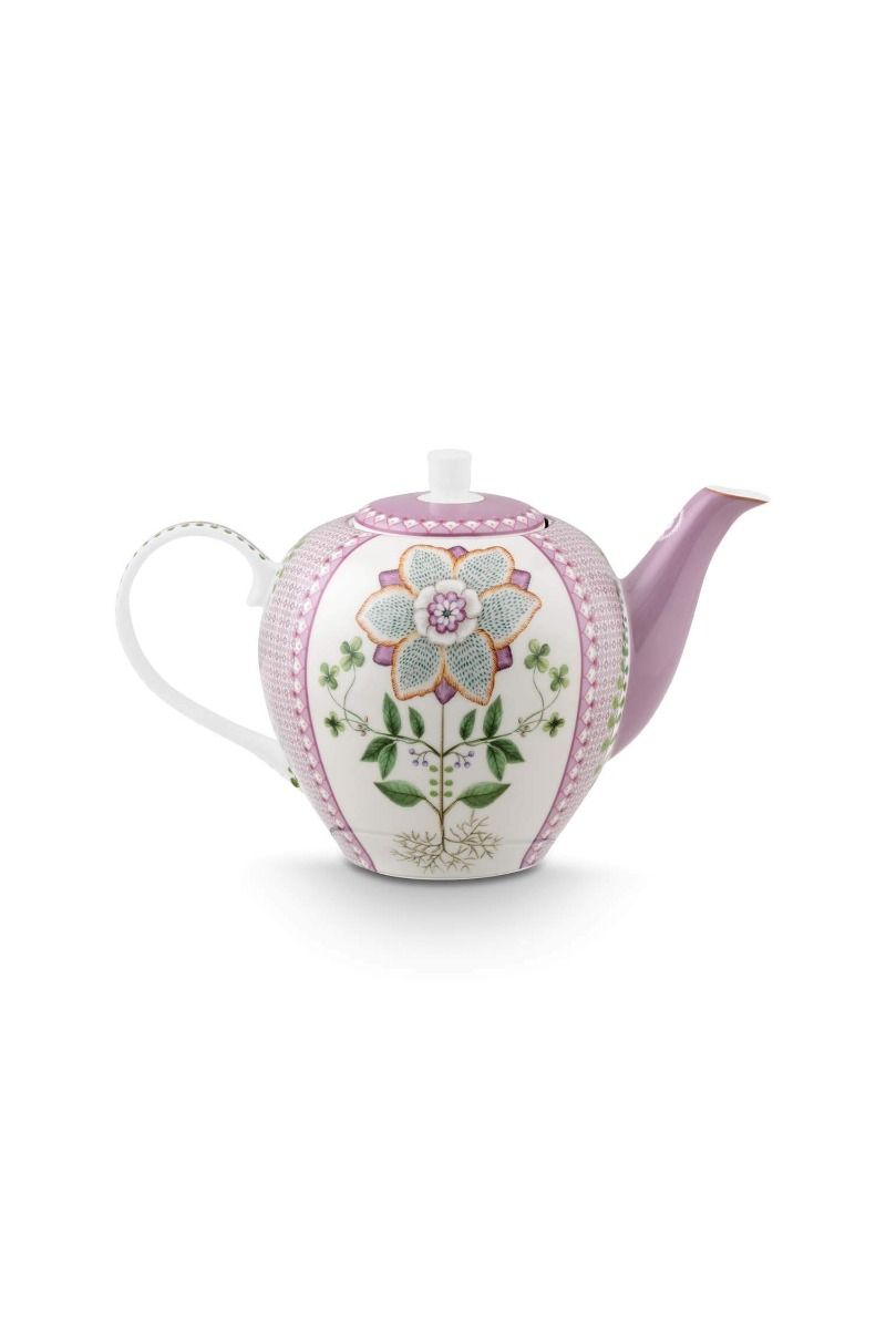 Lily & Lotus Tea Pot Large Lilac