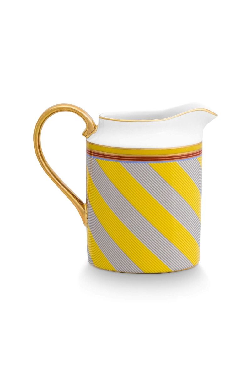 Pip Chique Stripes Jug Small Yellow