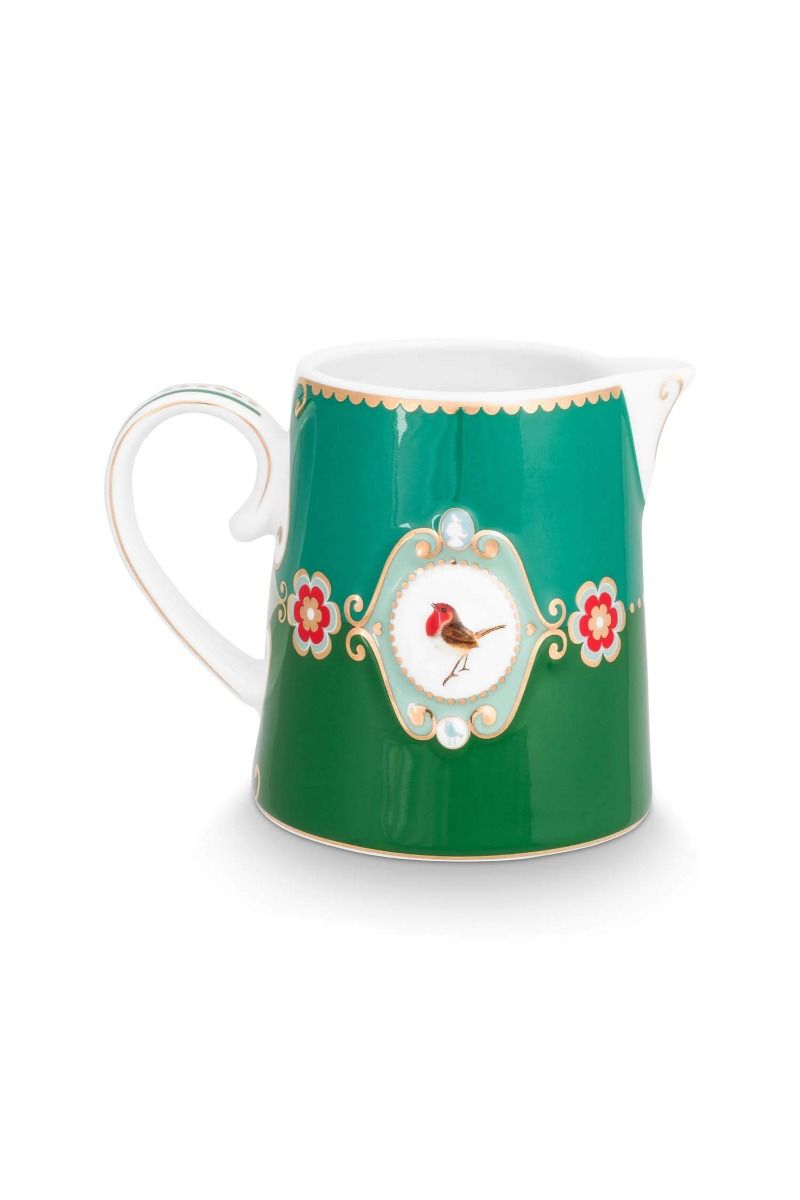 Love Birds Jug Small Green