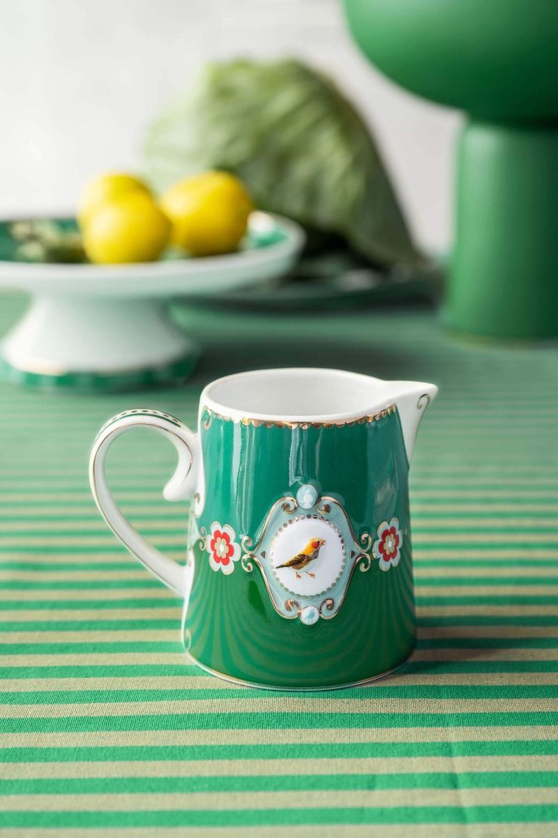 Love Birds Jug Small Green