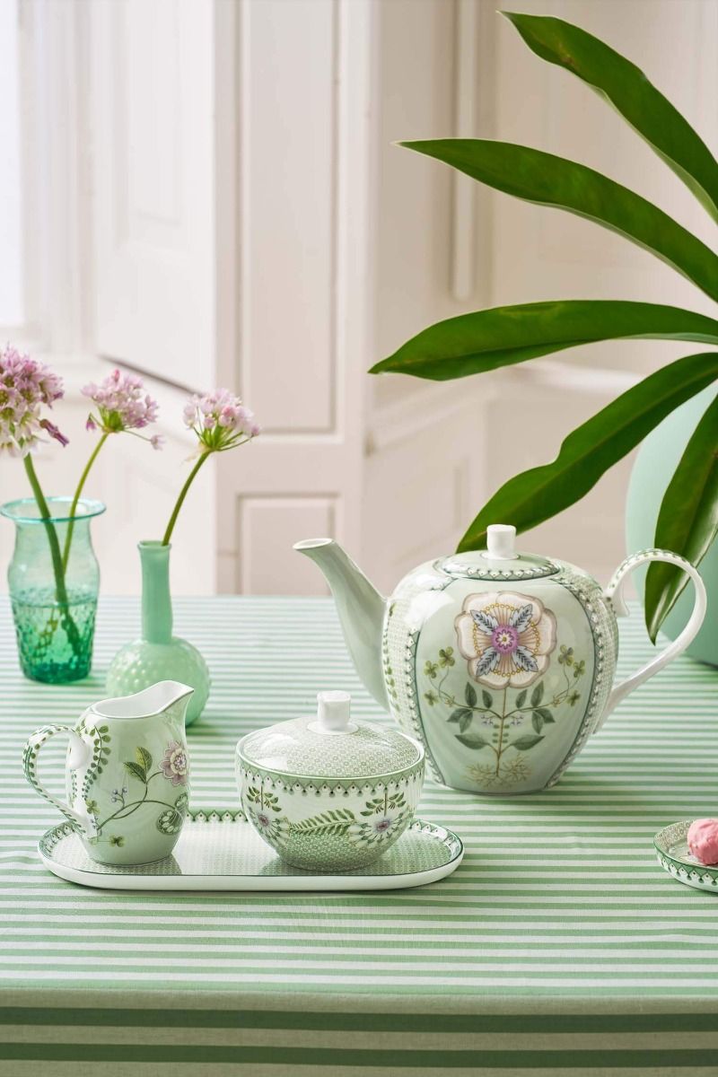 Jug Lily&Lotus Light Green