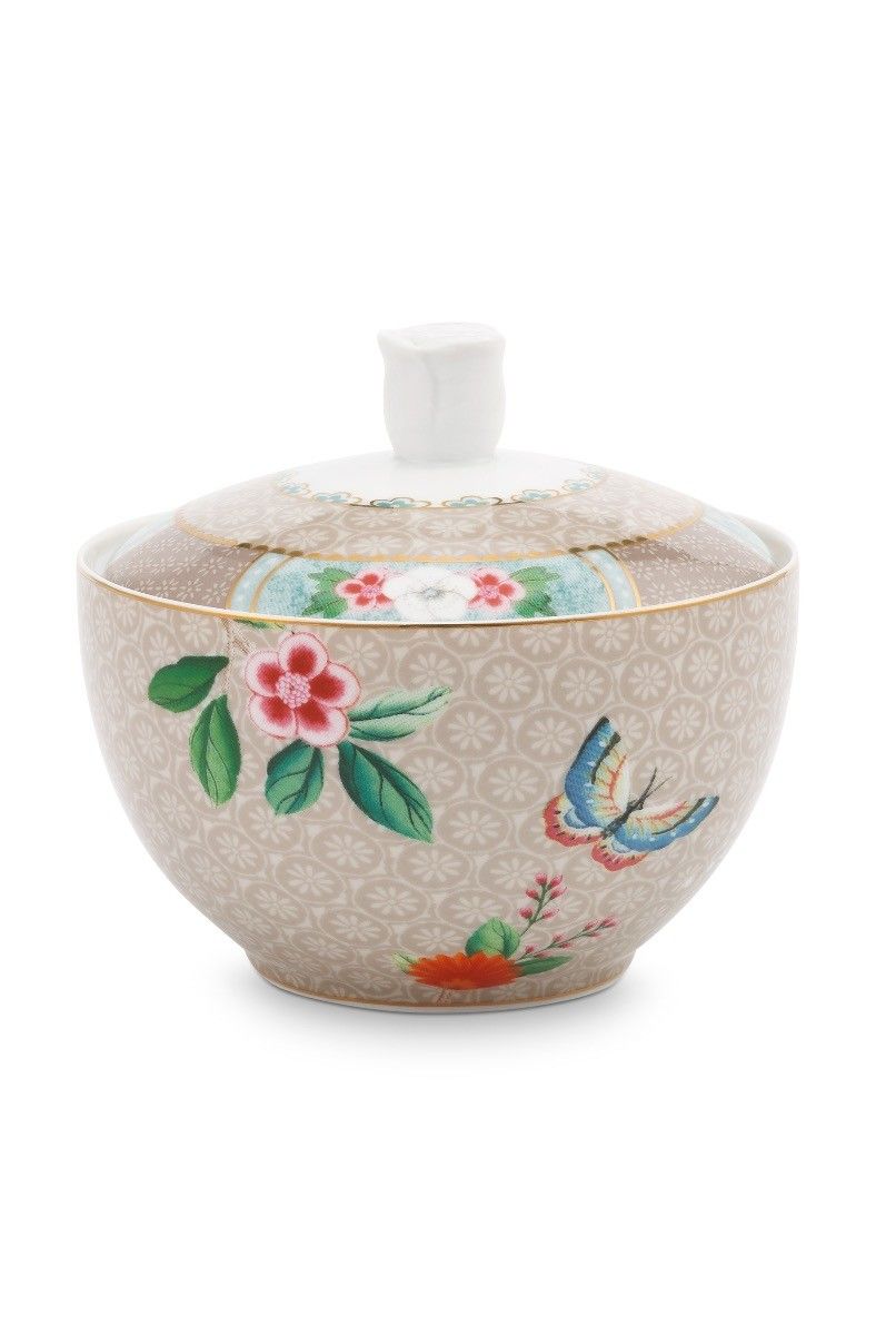 Blushing Birds Sugar Bowl Khaki