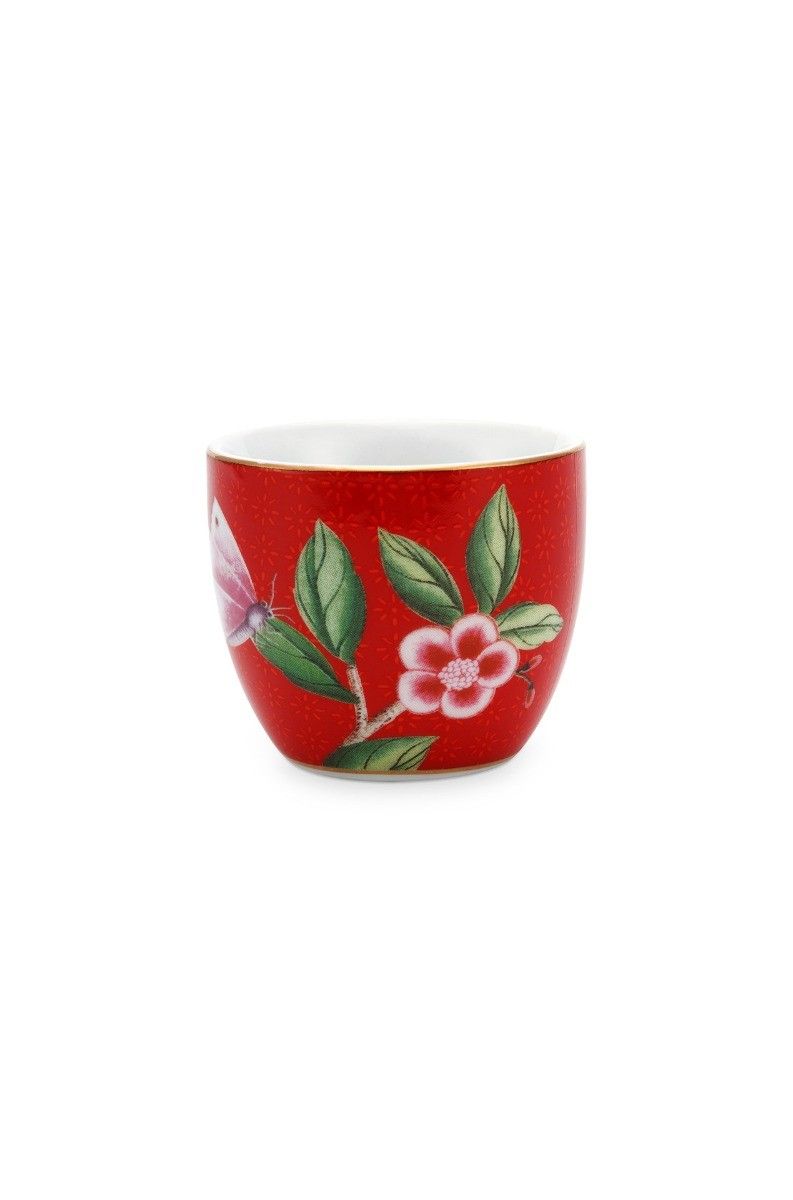 Blushing Birds Egg Cup Red