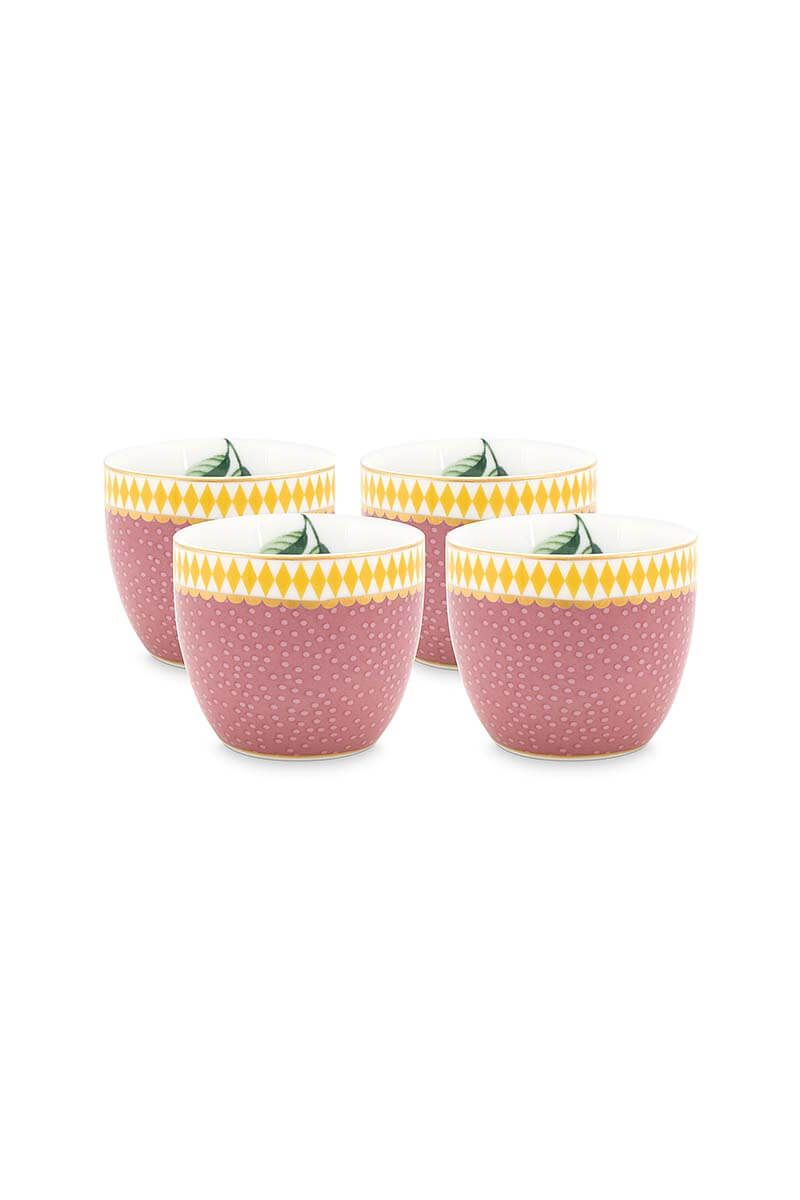 La Majorelle Set/4 Egg Cups Pink