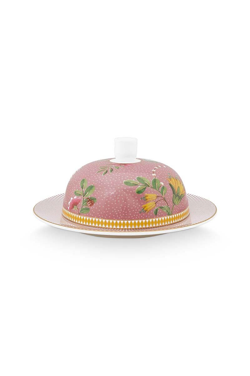 La Majorelle Butter Dish Round Pink